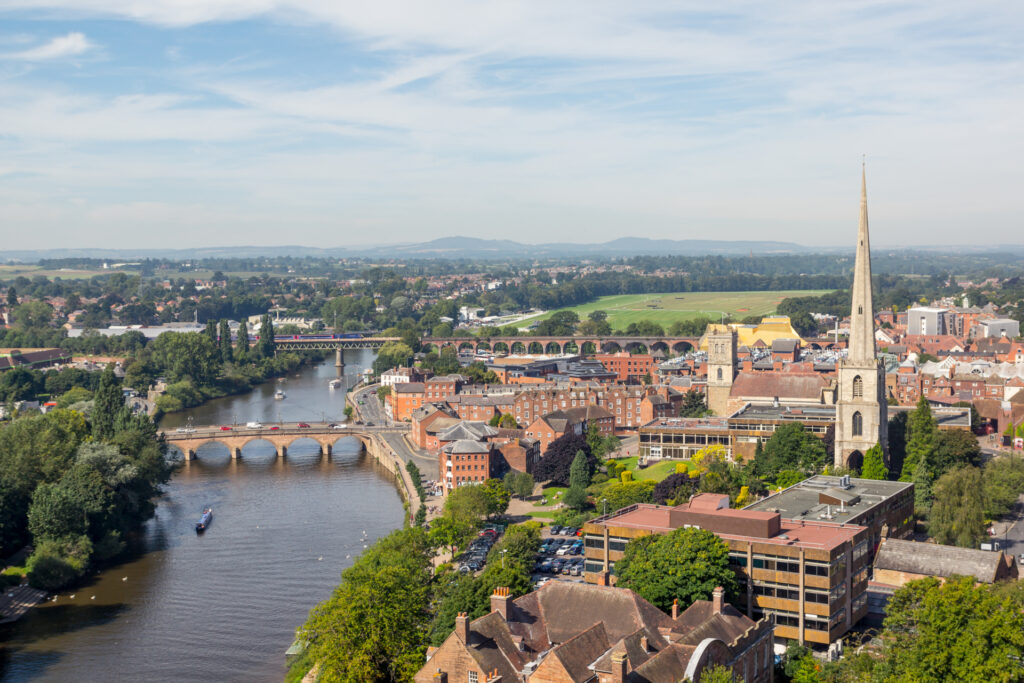 Worcester UK città
